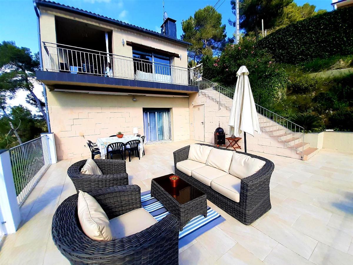 Villa Mur - Espectacular Villa Cerca De Sitges Y Bcn Olivella Eksteriør billede