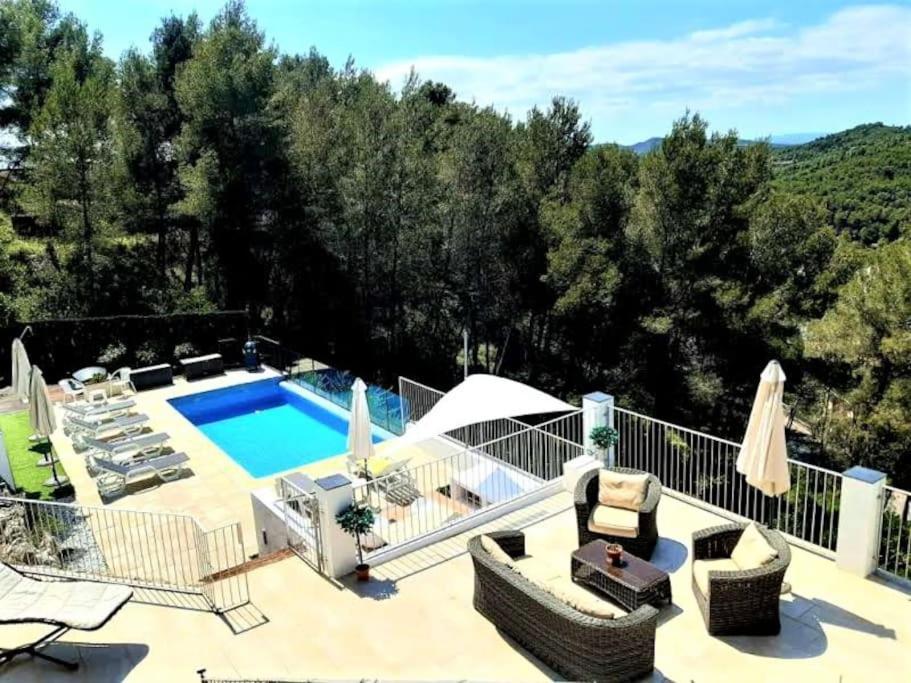 Villa Mur - Espectacular Villa Cerca De Sitges Y Bcn Olivella Eksteriør billede